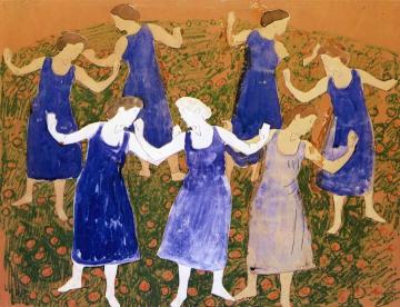 Floraison Artwork by Ferdinand Hodler