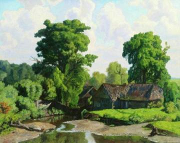 The Mill Artwork by Nikolai Krymov