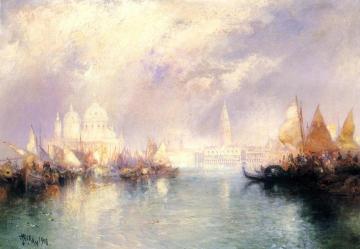 The Church of Santa Maria della Salute, Venice Artwork by Thomas Moran