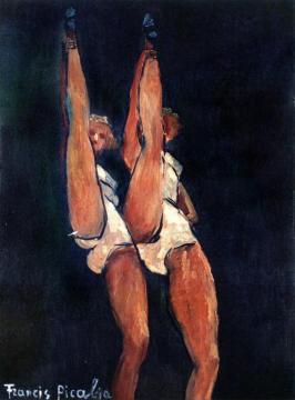 Two Dancers Artwork by Francis Picabia