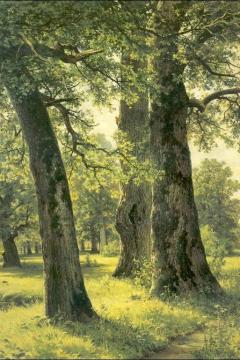 Oaks Artwork by Ivan Ivanovich Shishkin