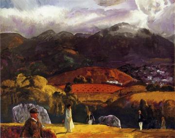 Golf Course - California Artwork by George Wesley Bellows