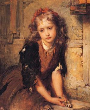 The Dead Goldfinch Artwork by George Elgar Hicks
