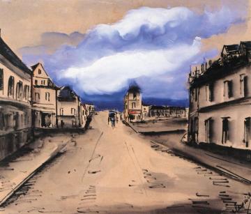 City Scene Artwork by Maurice De Vlaminck