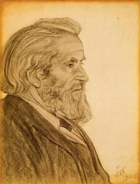 Portrait Of Wladyslaw Mickiewicz Artwork by Stanislaw Wyspianski