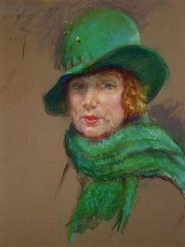 Odette Tyler Shepherd Artwork by Alice Pike Barney