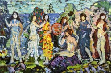 Bathers Artwork by Maurice Prendergast