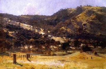 Afternoon Light, Goulburn Valley Artwork by Sir Arthur Streeton