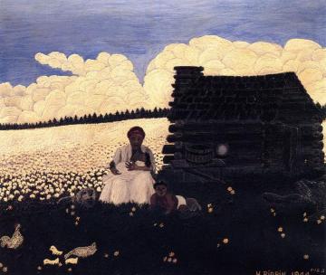 Cabin In The Cotton Ii Artwork by Horace Pippin