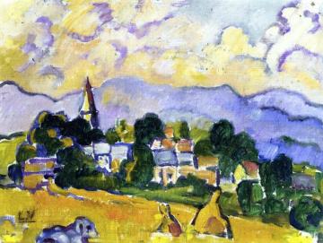 View Of The Village, Choiseul Artwork by Louis Valtat