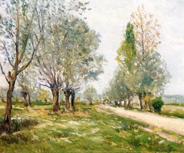 A Lane of Willows, Lavardin Artwork by Maxime Maufra