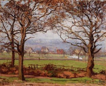 Near Sydenham Hill, Looking towards Lower Norwood Artwork by Camille Pissarro
