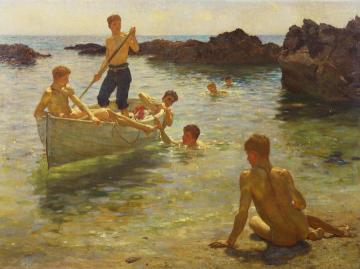 Morning Splendour Artwork by Henry Scott Tuke