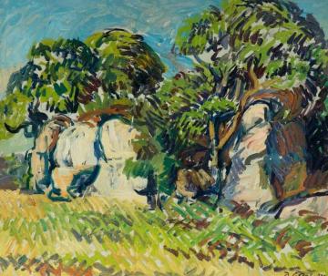 Penns In The Rocks Artwork by Duncan Grant