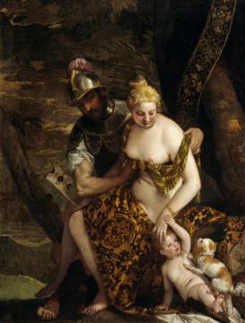 Mars, Venus And Cupid Artwork by Paolo Veronese