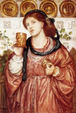 The Loving Cup Artwork by Dante Gabriel Rossetti