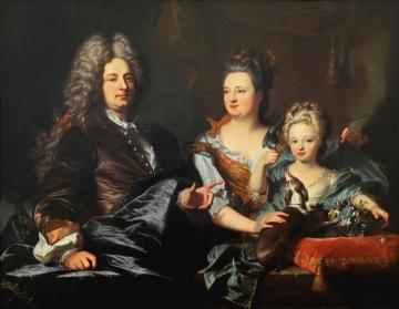 Jean le Juge and his Family (Perpignan) Artwork by Hyacinthe Rigaud
