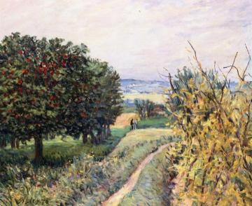 Among The Vines Near Louveciennes Artwork by Alfred Sisley