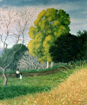 The Green Tree, Cagnes Artwork by Felix Vallotton