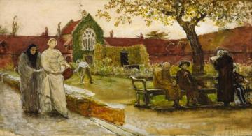 Study For 'the Harbour Of Refuge' Artwork by Frederick Walker