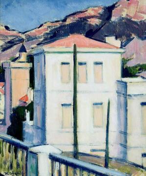 The White Villa, Cassis Artwork by Francis Campbell Boileau Cadell