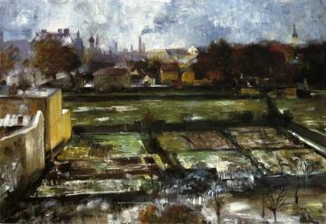 View From The Studio Artwork by Lovis Corinth