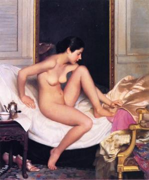 Nude In Interior Artwork by William Mcgregor Paxton