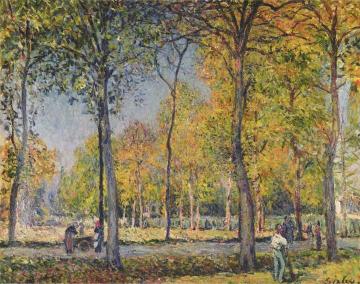 The Forest at Boulogne Artwork by Alfred Sisley