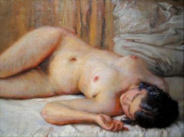 Reclining Nude Artwork by Robert Auer
