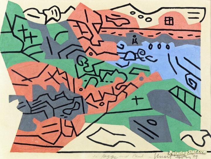 Bass Rocks #2 Artwork by Stuart Davis