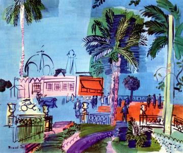 The Casino At Nice Artwork by Raoul Dufy