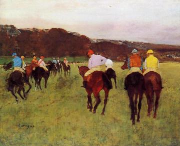 Before The Start Artwork by Edgar Degas