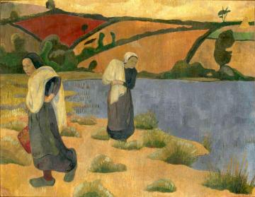Laundresses at the River Artwork by Paul Serusier