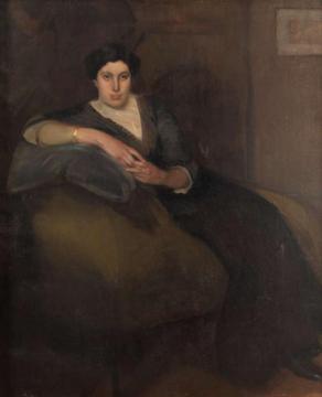 Retrato De Mujer Artwork by Salvador Tuset Tuset