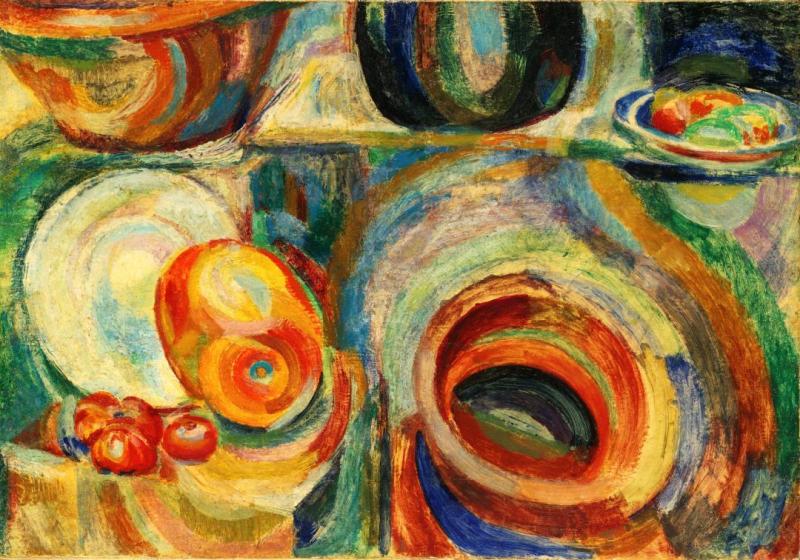 Portugese Still Life, 1916 Artwork by Sonia Delaunay