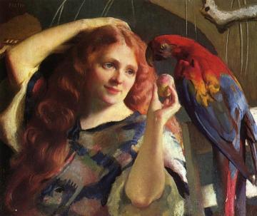 Reddy And The Macaw Artwork by William Mcgregor Paxton