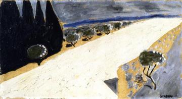 The Road To Baux Artwork by Auguste Chabaud