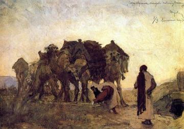Abraham's Servant Finds Isaac a Bride, Rebekah Artwork by Valentin Serov