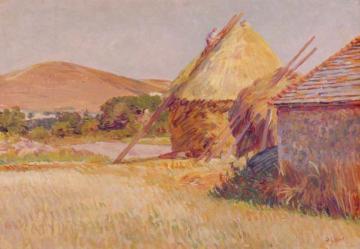 The Corn Stack, Sussex Artwork by Duncan Grant