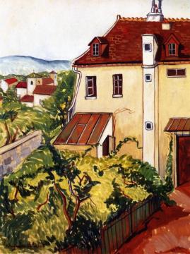 View Of A Garden Artwork by Suzanne Valadon