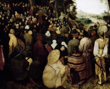 The Sermon of St John the Baptist (detail) Artwork by Pieter Bruegel the Elder
