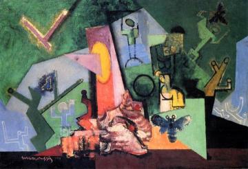 Bees Artwork by Louis Marcoussis