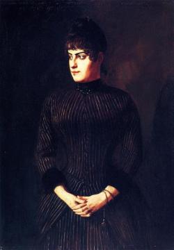 Tänzerin Frl. L.e. Artwork by Wilhelm Trübner