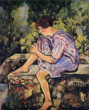 Jeune Femme Assise Artwork by Suzanne Valadon
