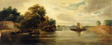 A View Of The Thames Looking Towards Battersea Artwork by John Varley