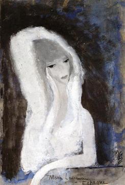 The Mantilla Artwork by Marie Laurencin
