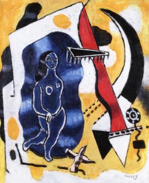 The Blue Dancer, First State Artwork by Fernand Léger