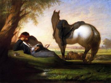 Civil War Scene Artwork by William Trost Richards