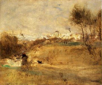 The Afternoon Walk Artwork by Jean-François Raffaëlli