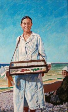 La marchande de Guimauve Artwork by Laura Sylvia Gosse